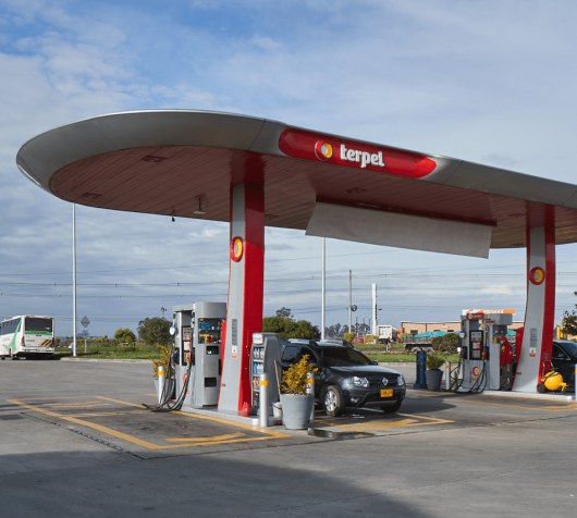 Estación Terpel de referencia; no corresponde a Rozo Valle